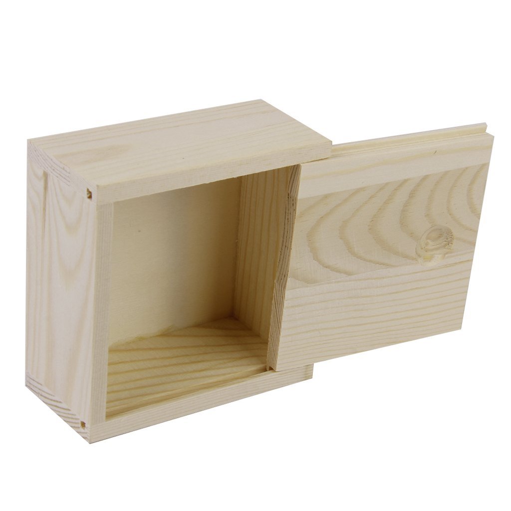 Small Plain Wooden Storage Box