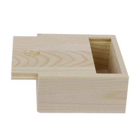 Small Plain Wooden Storage Box