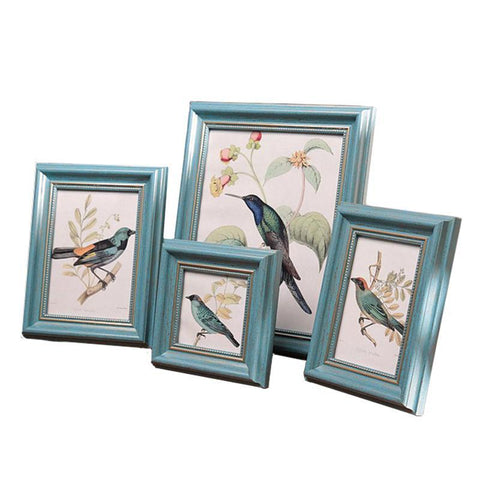 4 Lovely Birds Wooden Picture Frame