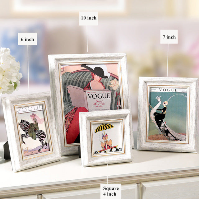 4 Lovely Birds Wooden Picture Frame