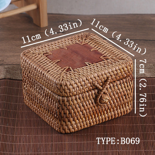 Handmade Woven Wooden Organizer